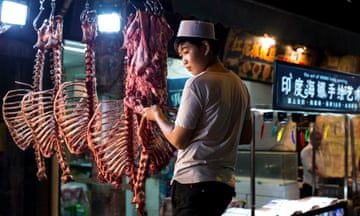 The butcher boy,
Muslim quarter, Xi’an, China