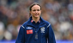 Daisy Pearce at a Geelong game