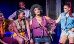 Sharon D Clarke (Sonja) in The Life @ Southwark Playhouse. Music by Cy Coleman Lyrics by Ira Gasman. Book by David Newman, Ira Gasman, and Cy Coleman with additional material by Michael Blakemore. Directed by Michael Blakemore. (Opening 30-03-17) ©Tristram Kenton 03-17 (3 Raveley Street, LONDON NW5 2HX TEL 0207 267 5550 Mob 07973 617 355)email: tristram@tristramkenton.com