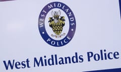 West Midlands police logo on a sign