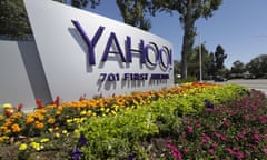 FILE - This Tuesday, July 19, 2016 photo shows a Yahoo sign at the company’s headquarters in Sunnyvale, Calif. On Wednesday, Dec. 14, 2016, Yahoo said it believes hackers stole data from more than one billion user accounts in August 2013. (AP Photo/Marcio Jose Sanchez)