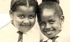 Kit de Waal (right) with her elder sister Kim aged five or six.