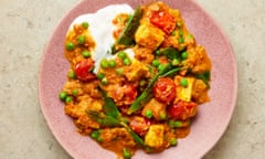 Meera Sodha's matar tofu pea cashew and tofu curry.