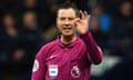 West Bromwich Albion v AFC Bournemouth - Premier League<br>WEST BROMWICH, ENGLAND - FEBRUARY 25: Referee Mark Clattenburg gestures during the Premier League match between West Bromwich Albion and AFC Bournemouth at The Hawthorns on February 25, 2017 in West Bromwich, England.  (Photo by Shaun Botterill/Getty Images)