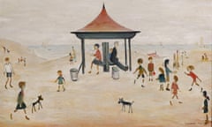 LS Lowry, On the Sands, Berwick (1959).