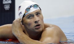 Ryan Lochte in pool