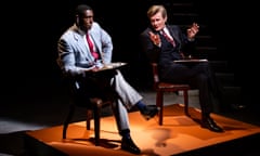 David Harewood as Buckley and Charles Edwards as Vidal in Best of Enemies.