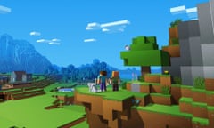 Constructive … worldwide favourite Minecraft lets groups of eight play together.