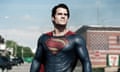 HENRY CAVILL as Superman in Warner Bros. Pictures and Legendary Pictures action adventure MAN OF STEEL film still