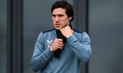 Sandro Tonali in training at Newcastle this month