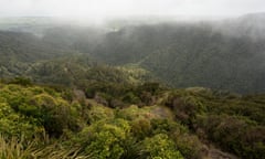 Only the route and ruins remain from the Denniston Incline which transported coal from a 600 meter high plateau to the coast.<br>HEH7T4 Only the route and ruins remain from the Denniston Incline which transported coal from a 600 meter high plateau to the coast.