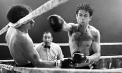 'RAGING BULL' FILM - 1980<br>No Merchandising. Editorial Use Only Mandatory Credit: Photo by c.United/Everett / Rex Features ( 556799e ) 'Raging Bull', Kevin Mahon, Martin Denkin, Robert De Niro 'RAGING BULL' FILM - 1980