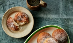 Benjamina Ebuehi's mint choc chip choux buns.