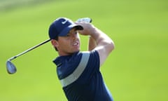 Rory McIlroy at the Abu Dhabi HSBC Golf Championship