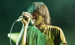 Gerard Way of My Chemical Romance performing at Eden Project.