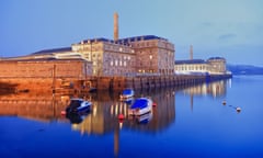 Dusk shot taken of The Royal William Yard, Plymouth, Devon<br>Dusk shot taken of The Royal William Yard, Plymouth, Devon.