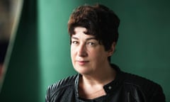 Joanne Harris seen before speaking at the Edinburgh International Book Festival 2015