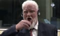 Slobodan Praljak drinks the cyanide poison.