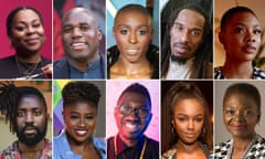 Candice Carty-Williams, David Lammy, Laura Mvula, Benjamin Zephaniah, Yomi Adegoke, Baroness Amos, Leomie Anderson, Kwame Kwei-Armah, Clara Amfo and Kele Okereke