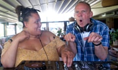 ‘It’s life-affirming’ … Norman Cook demonstrates his craft to student Amber.