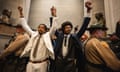 Protest at the TN state Capitol building, Nashville, Tennessee - 06 Apr 2023<br>NEWS Mandatory Credit: Photo by Laura Thompson/Shutterstock (13861015cj) Former Democratic Representatives Justin Jones (L), and Justin Pearson (R) are seen after their expulsion hearings at the Tennessee State Capitol Building Protest at the TN state Capitol building, Nashville, Tennessee - 06 Apr 2023