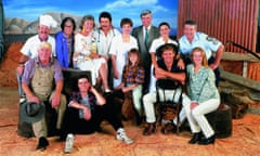 The cast from the Australian TV series A Country Practice.
