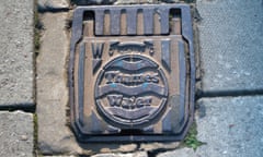 A Thames Water drain cover in Windsor