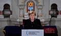 Angela Merkel at Berlin’s Rykestrasse synagogue