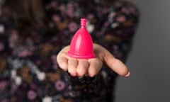 A reusable menstrual cup is a good alternative to tampons and pads.