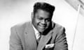 Fats Domino, whose prolific career began in the late 1940s.