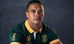 Cheslin Kolbe of South Africa poses for a portrait during the South Africa Rugby World Cup 2023 squad photocall