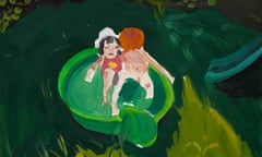 Chantal Joffe Paddling Pool I, 2008 (details; full image below).