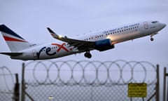 AUSTRALIA-AVIATION-AIRLINE-REX<br>A Rex Airlines Boeing 737 departs Tullamarine Airport in Melbourne on July 29, 2024, after the Australian regional airline announced a trading halt, fuelling speculation of financial challenges. (Photo by William WEST / AFP) (Photo by WILLIAM WEST/AFP via Getty Images)