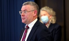 Agriculture Minister Murray Watt speaks during a press conference on July 22, 2022 in Brisbane, Australia