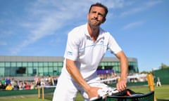 Conor Niland after losing to Adrian Mannarino at Wimbledon 2011. Photograph: Ben Stansall/AFP/Getty Images