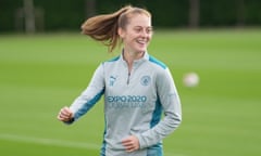 Manchester City's Keira Walsh during a training session.