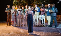 Eleanor Worthington-Cox as Scout in the Regent’s Park Open Air Theatre’s adaptation of To Kill a Mockingbird.