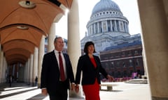 Keir Starmer and Rachel Reeves visit the London Stock Exchange in September.