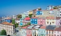 Traditional hillside houses in Valparaiso.