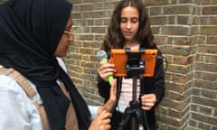 Pupils from George Mitchell school, in Leyton, east London