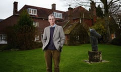 Anthony Penrose, son of Lee Miller at Farley Farm in Sussex where much of her archive is kept