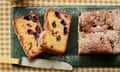 Benjamin Ebuehi's blueberry halva loaf cake.