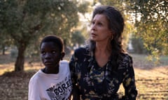 The Oscar-tipped Sophia Loren with newcomer Ibrahima Gueye in The Life Ahead.