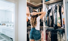 Young teenager girl choosing what to wear