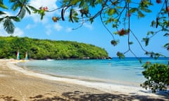 The beach at Ocho Rios.