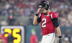 Matt Ryan and the Falcons had a 25-point lead against the Patriots – and they blew it.