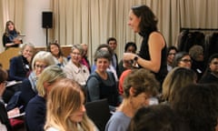 Maz Evans talks to delegates at GNM Education Centre Reading for Pleasure 24 November 2017