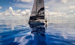 A yacht during leg 4 of a Melbourne to Hong Kong ocean race