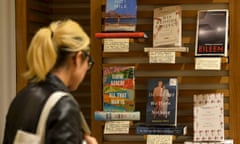 How to decide … Man Booker shortlisted novels at a bookshop, 2016.