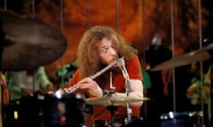 Photo of Ian ANDERSON and JETHRO TULL<br>UNITED KINGDOM - JANUARY 01: TOP OF THE POPS Photo of Ian ANDERSON and JETHRO TULL, Ian Anderson performing live onstage, playing flute (Photo by Ron Howard/Redferns)